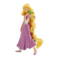 Figura para tarta de Rapunzel con flores de 10,5 cm - 1 unidad