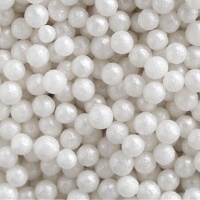 Sprinkles de perlas de 4 mm blancas - Azucren - 900 gr
