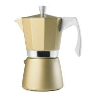 Cafetera italiana 3 tazas Evva Golden inducción - Ibili