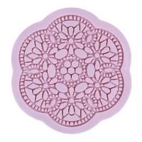 Molde de silicona flor de 9,5 cm - Artis decor