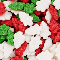Sprinkles de árboles de Navidad de 70 gr