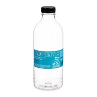 Botella de 1000 ml de plástico transparente