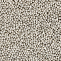 Sprinkles de perlas mini plateadas de 80 gr - FunCakes