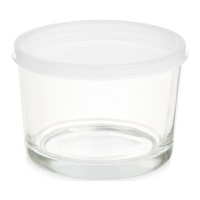 Tupper de 200 ml de cristal redondo