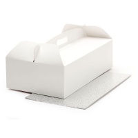 Caja para tarta rectangular con base de 46 x 36 x 12 cm - Decora