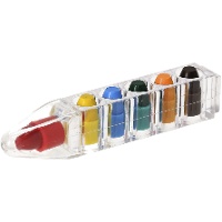 Ceras de colores con punta intercambiable - 6 unidades
