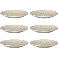 Plato de 20,5 cm grabado cuadros llano - Vessia - 6 unidades
