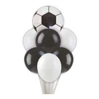 Bouquet de balón de Fútbol - Eurofiestas - 7 unidades