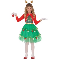 Disfraz de árbol de Navidad infantil