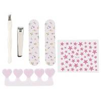 Juego de manicura de Flores basics - 6 unidades