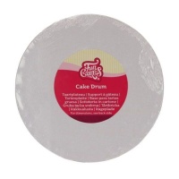 Base para tarta redonda de 20 x 20 x 1,2 cm blanca - FunCakes