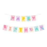 Guirnalda de Happy Birthday de Gabby de 3 m