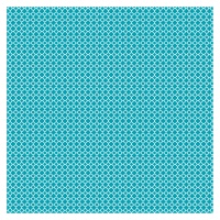 Papel de regalo de mosaico azul de 1,52 x 0,76 m