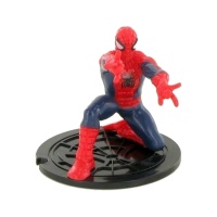 Figura para tarta de Spiderman agachado de 7 cm - 1 unidad