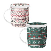 Taza de 350 ml de Navidad nevada con filtro para té - 1 unidad