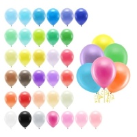 Globos de látex de 26 cm pastel biodegradable - PartyDeco - 10 unidades