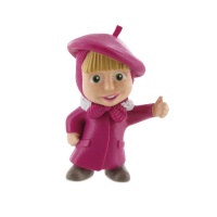 Figura para tarta de Masha artista de 6,5 cm - 1 unidad