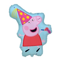 Globo de Peppa Pig fiesta de 65 x 85 cm