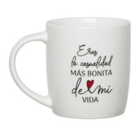 Taza de 350 ml Eres la casualidad más bonita de mi vida