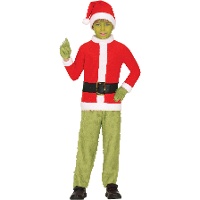 Disfraz de gruñón de la Navidad infantil