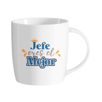 Taza de 350 ml Jefe eres el mejor - 1 unidad