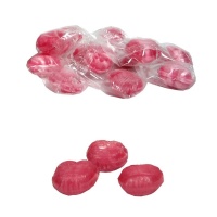 Caramelos de corazón rosa con pica pica - 250 unidades