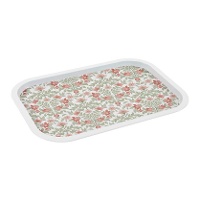 Bandeja de 40 x 28,5 cm de flores