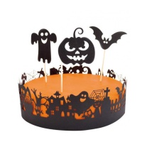 Toppers para tarta y contorno de Halloween - scrapcooking - 4 piezas