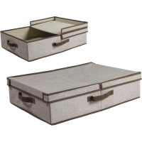 Caja de 60 x 45 x 15 cm baja con tapa doble abatible