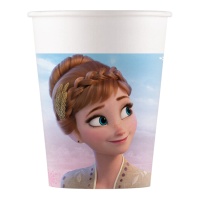 Vasos de Frozen lila de 200 ml - 8 unidades