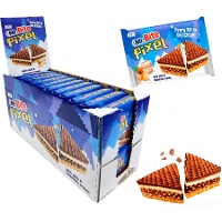 Mr Bitel Pixel de chocolate con crema de avellanas de 30 gr - 24 unidades