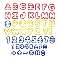 Cortadores de letras y números - Wilton - 50 unidades