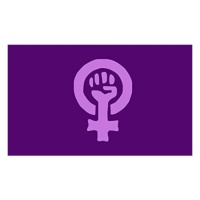 Bandera feminista de 0,90 x 1,50 m