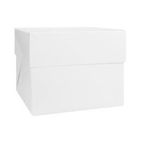 Caja de 36,5 x 36,5 x 15 cm para tarta cuadrada