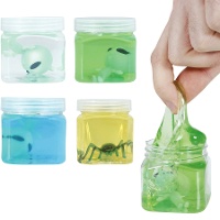 Slime con de arañas y alien de Halloween - 1 unidad