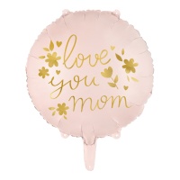 Globo de Love you mom de 35 cm - PartyDeco