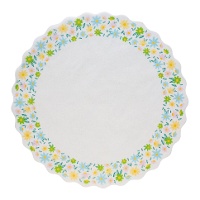 Blonda de 30 cm de margaritas - 10 unidades