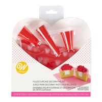 Kit de decoración para San Valentín - Wilton - 11 unidades