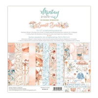 Kit de papeles scrapbooking de Sunset Beach - Mintay Papers - 12 hojas