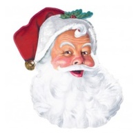 Decoración de Papá Noel de 47 x 68 cm
