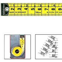 Cinta métrica de costura de 1,5 m x 1,9 cm amarillo - Hoechstmass