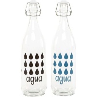 Botella de 1000 ml gotas de agua