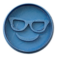 Cortador de Emoticono Gafas - Cuticuter
