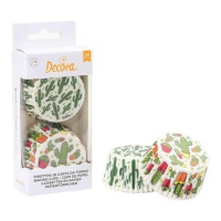 Cápsulas para cupcakes de cactus - Decora - 36 unidades