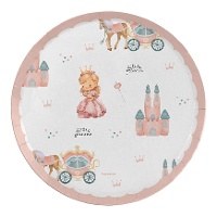 Platos de Little Princess de 18 cm - 8 unidades