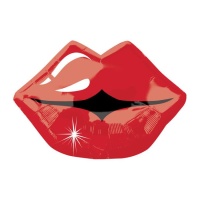 Globo de labios rojos de 43 x 33 cm - Anagram