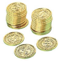 Monedas doradas de dólar - 144 unidades