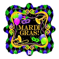 Globo de Mardi Gras fiesta de 35 cm - Grabo