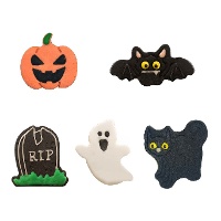 Figuras de azúcar de Halloween en 2D de 5 cm - Dekora - 40 unidades