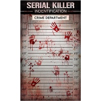 Fondo para photocall de serial killer de tela de 2 x 1,20 m